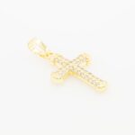 Cubic Zirconia Cross charm
