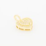 Cubic Zirconia Heart charm