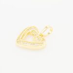 CZ Heart Charm