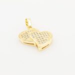 Cubic Zirconia Heart charm