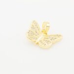 Cubic Zirconia Butterfly charm
