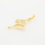 Cubic Zirconia Butterfly charm