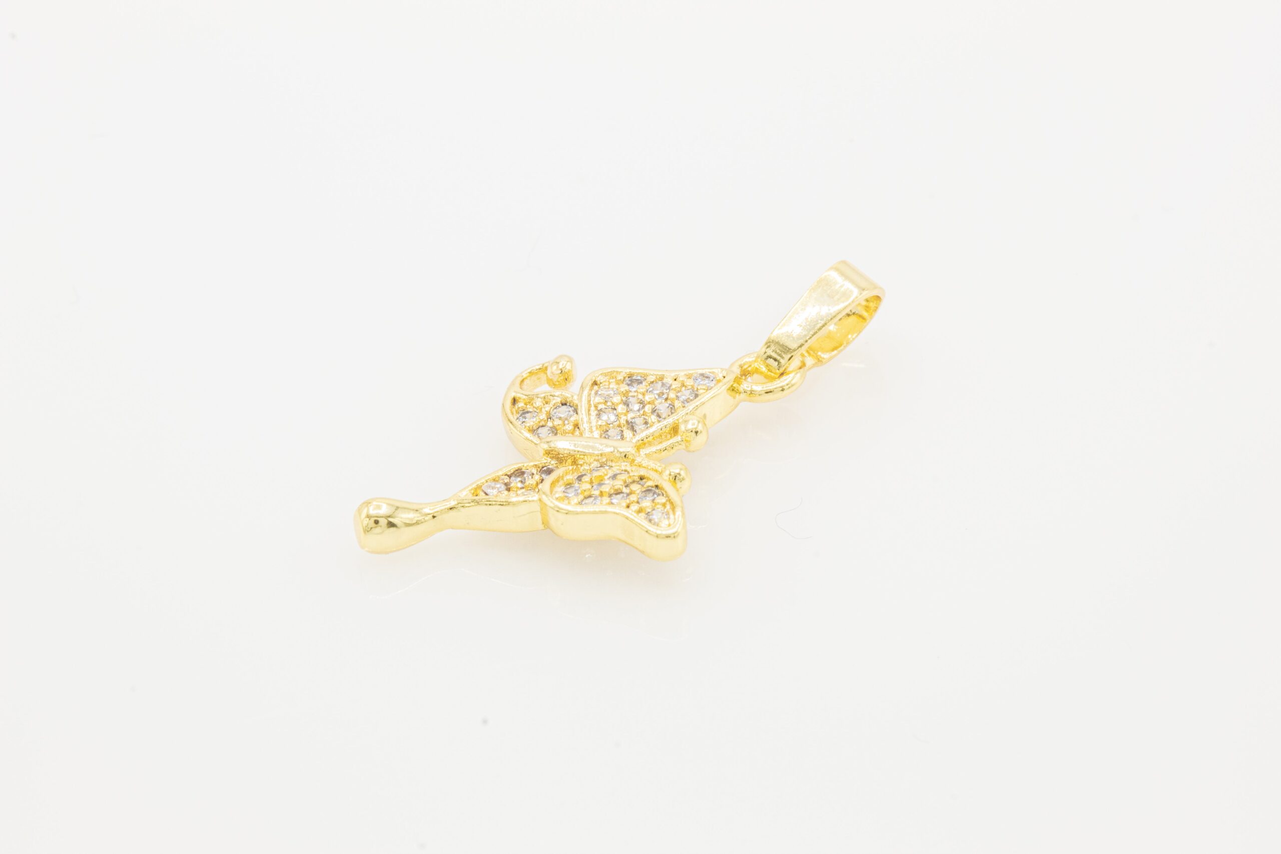 Cubic Zirconia Butterfly charm