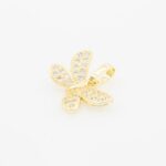 Cubic Zirconia Butterfly charm