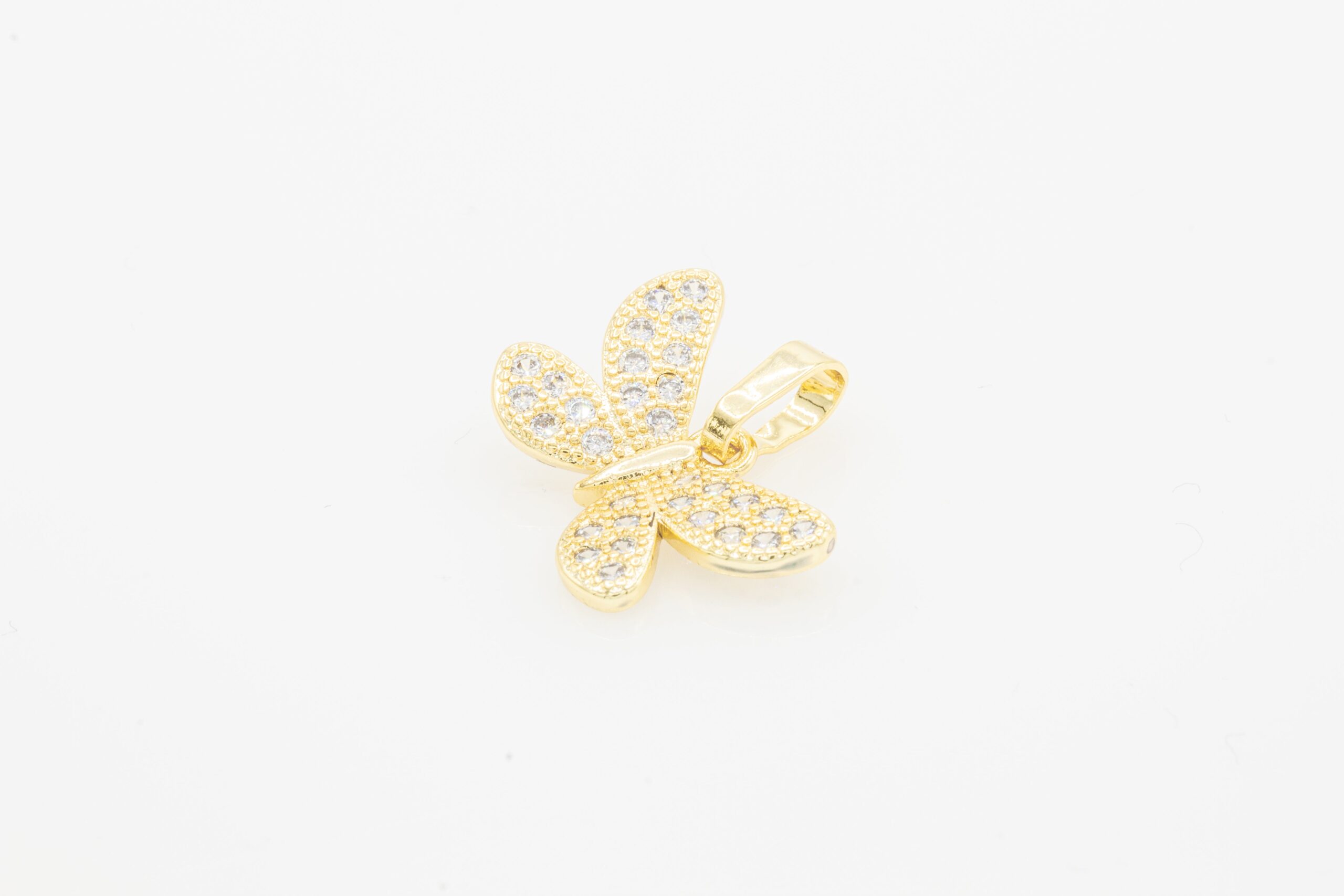 Cubic Zirconia Butterfly charm