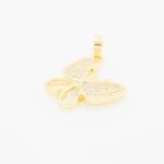Cubic Zirconia Butterfly charm