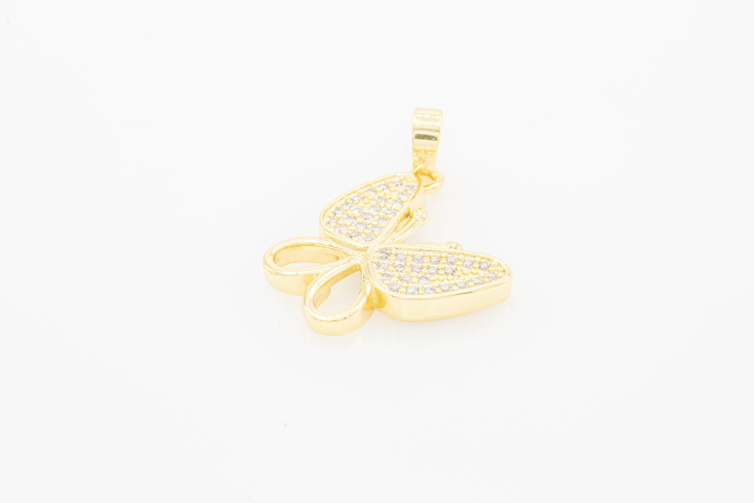 Cubic Zirconia Butterfly charm