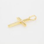 Cubic Zirconia Cross charm