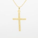 Cubic Zirconia Cross charm