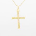 CZ Cross Charm