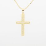 Cubic Zirconia Cross charm