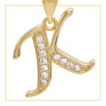 L Letter Initial 14K Gold Filled Letter Pendant